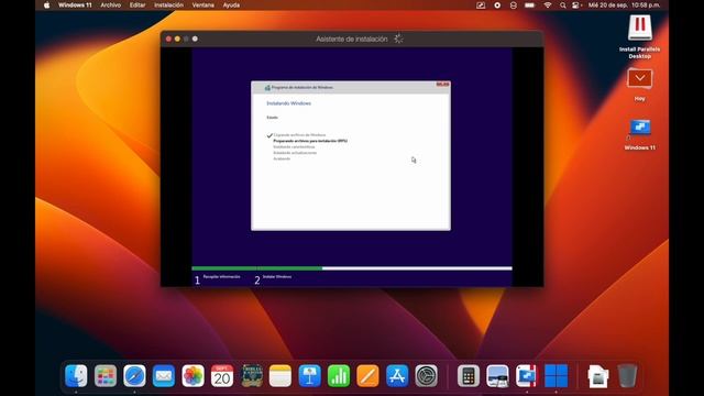 Instalar Windows en Mac  con procesador M1 M2 y posteriores