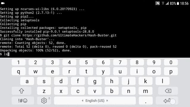 Android - Crack hashes using Hash-Buster Termux No ROOT