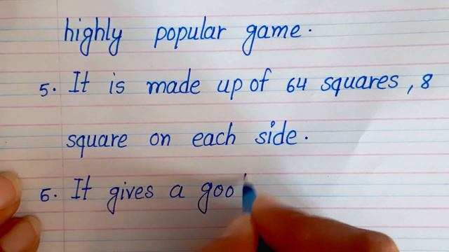 10 lines essay on chess||chess||Essay On chess||Essay on chess in english ||My favourite game chess