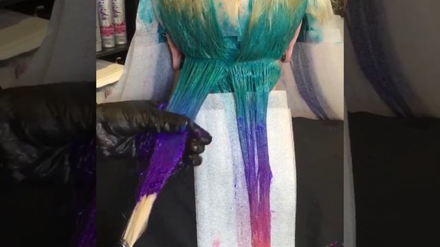 Best Haircut and Hair Color Transformation For Long Hair - Rainbow Hairstyle Colours Tutorials Idea