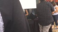 Skillet up close (getting autographs)