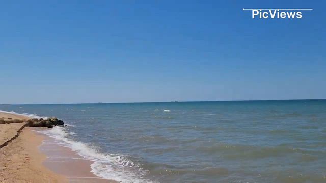 Голубицкая пляж Азовского моря сейчас 22 мая 2024. Как выглядит пляж сегодня, появились медузы