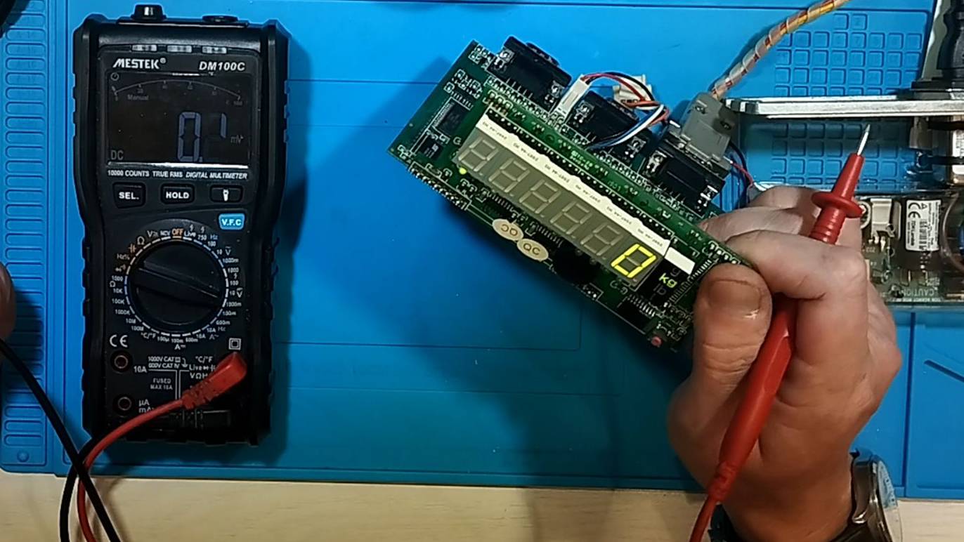 Ремонт прибора WE2110  поиск неисправности