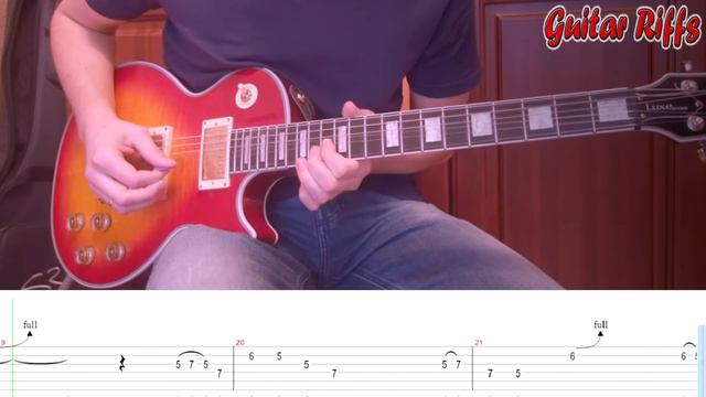 Guns N Roses November Rain - Solo Lesson with tabs