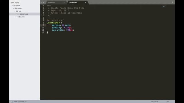 Getting Started With Google Fonts, Part 2: Preparing a Test Page