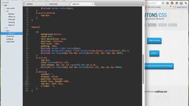 Tutoriel CSS : Boutons CSS3
