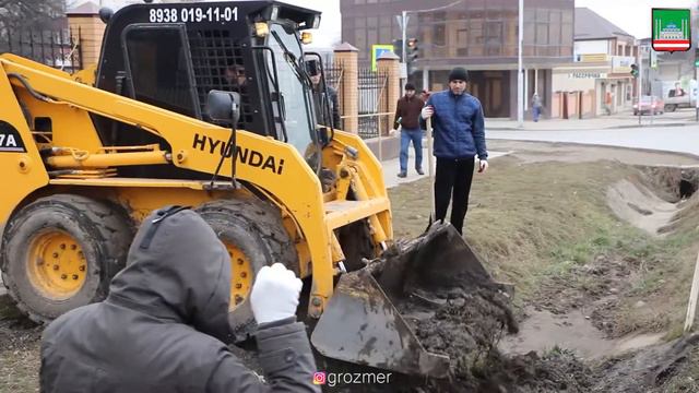 Во всех районах Грозного проходят субботники