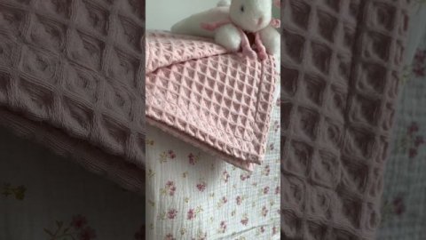 Нежное Розовое Детское полотенце