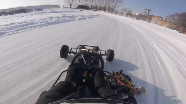 Зимний картинг 2 Финал "Супер-Хонда" 3 этап г.Омск 2018