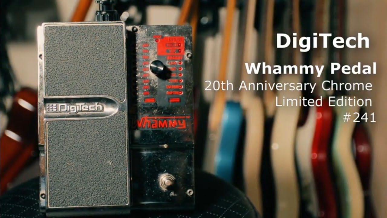 Digitech Whammy  20th Anniversary Chrome Limited Edition  The White Stripes, Audioslave, RATM