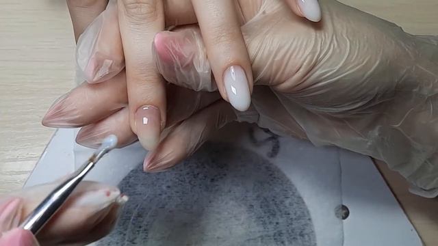 ЭКСПРЕСС КОРРЕКЦИЯ /ДИЗАЙН В СТИЛЕ МИНИМАЛИЗМ/RUSSIAN MANICURE/STEP BY STEP