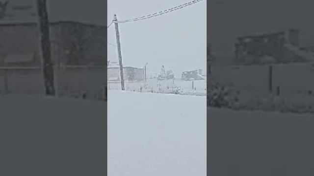 В Дагестане прошёл сильный снегопад