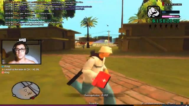 ? GUERRA contra KAIR en DeathZone RP (+100 USERS Regalitos) - SAMP - Directo