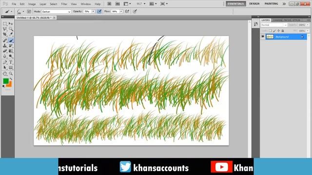 07- Adobe Photoshop CS5 Course In Urdu | Working With Option Bar | Create Delete And Copy A Layer