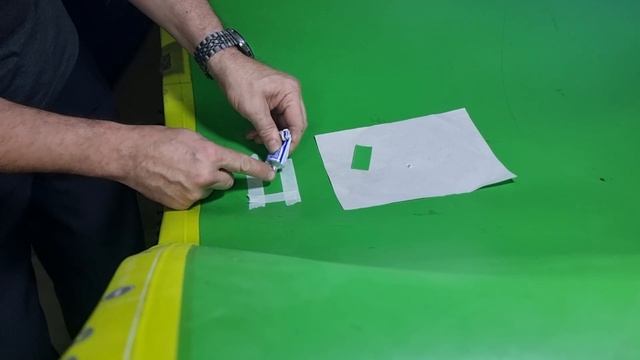 SUP .  Самый простой порез. Латка