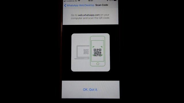 How to scan QR code in whatsapp iPhone or iOS app | web or desktop version