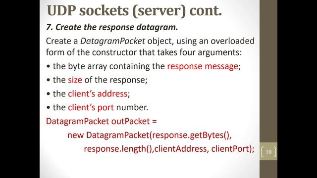 Network Programming UDP Sockets   Lecture 3