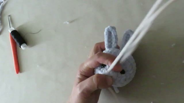 зайчик крючком, МК, ч.6, ОФОРМЛЕНИЕ
