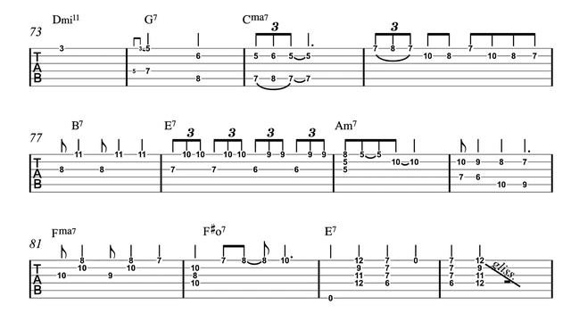 Lamento no Morro-Jobim- Free Guitar Tab