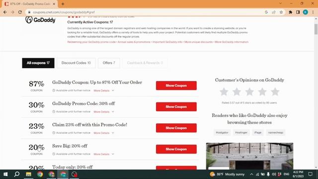 ? Get the BEST DEALS with GoDaddy Coupon Code 2023 | ? GoDaddy Promo Codes 2023