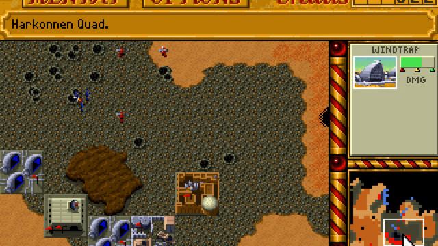 Dune II: Battle for Arrakis (MS-DOS) 1-3 Missions, Harkonnen 1992, Westwood