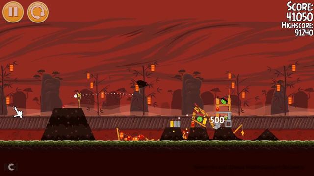 Angry Birds Seasons Year of the Dragon Level 1-1  89380