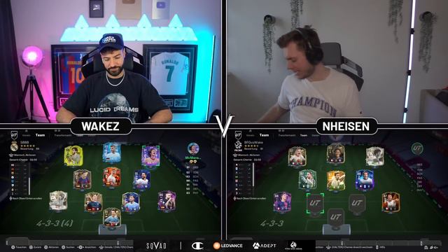2 MIO+ COINS SPIELER SQUAD BUILDER BATTLE 😱🔥 Wakez vs NHeisen FC 24 !!