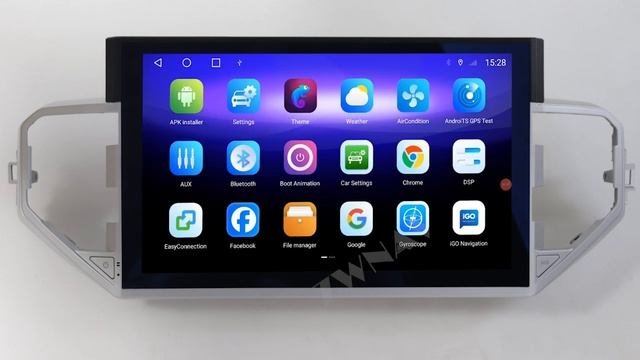 ZWNAV 13.6-in CarPlay AutoRadio Screen For Toyota Tundra Sequoia 2022 Android Car Radio GPS HeadUni