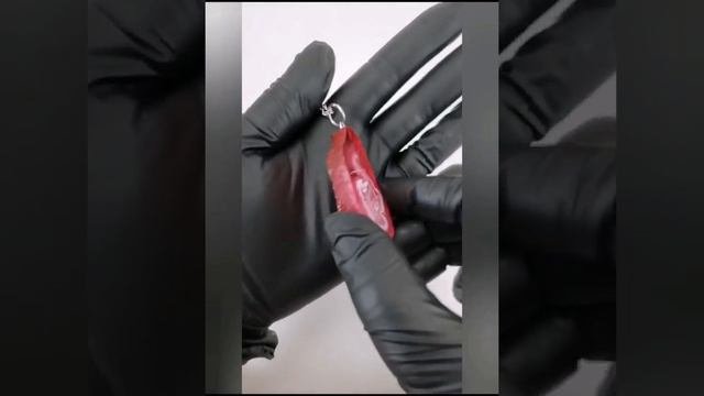 Кулон и серьги жеоды из эпоксидной смолы