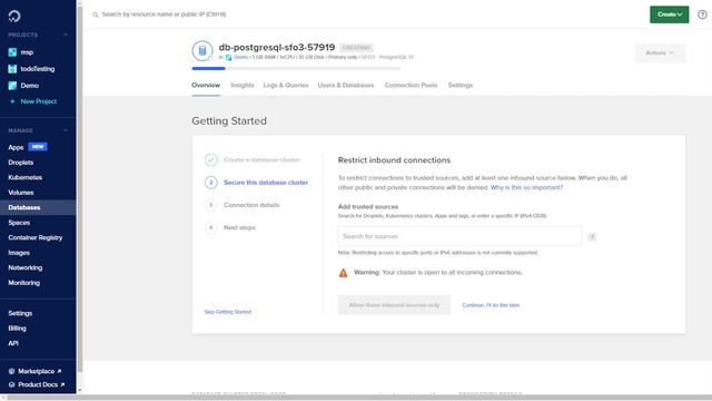 How To Add My DigitalOcean App As Trusted Resource For My Managed Database | #programming