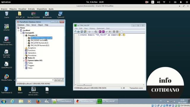 Curso Firebird SQL 02 - Domínios