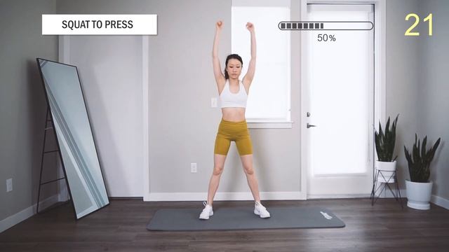 15 MIN FAT BURNING HIIT CARDIO WORKOUT   Energy and Mood Booster  No Repeat  No Equipment