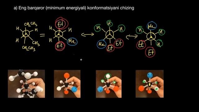 Nyumen proyeksiyasi 2-masala  Alkanlar sikloalkanlar va funksional guruhlar  Kimyo