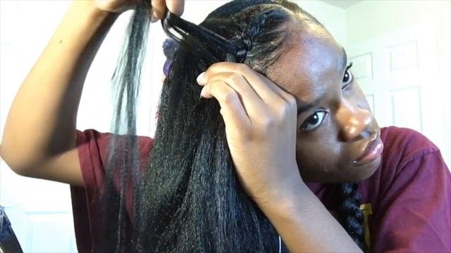 How I achieved TWO FEED IN BRAIDS