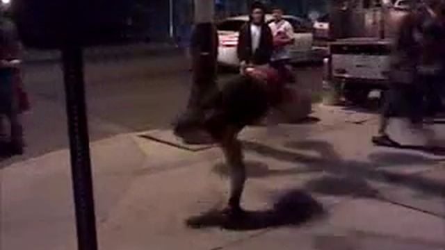 Breakdancers on 4th Ave in Tucson