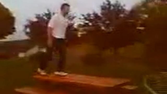 Youve been framed man falls off trampoline