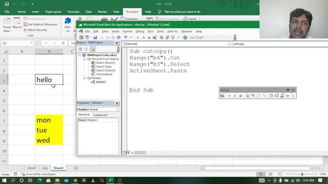 EXCEL VBA TELUGU PART - 6 || FORMATTING || CUT COPY PASTE PASTE SPECIAL ||