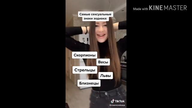 Знаки зодиака с Tik Tok