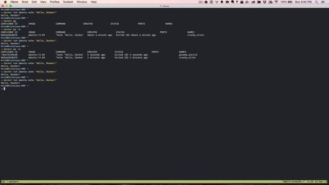Working with Docker Containers