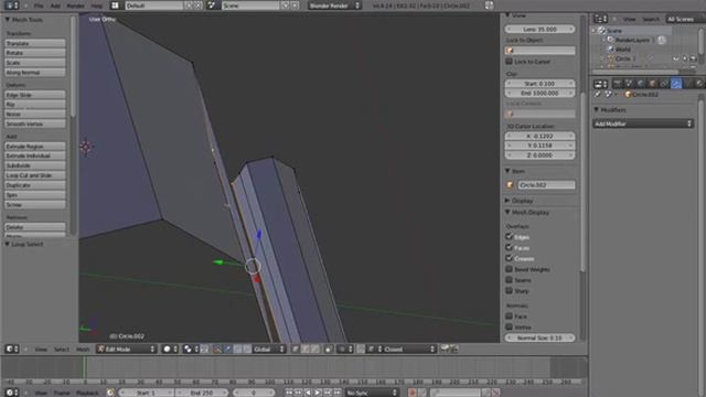 Blender 2.57: Magnum Model (Part 1)