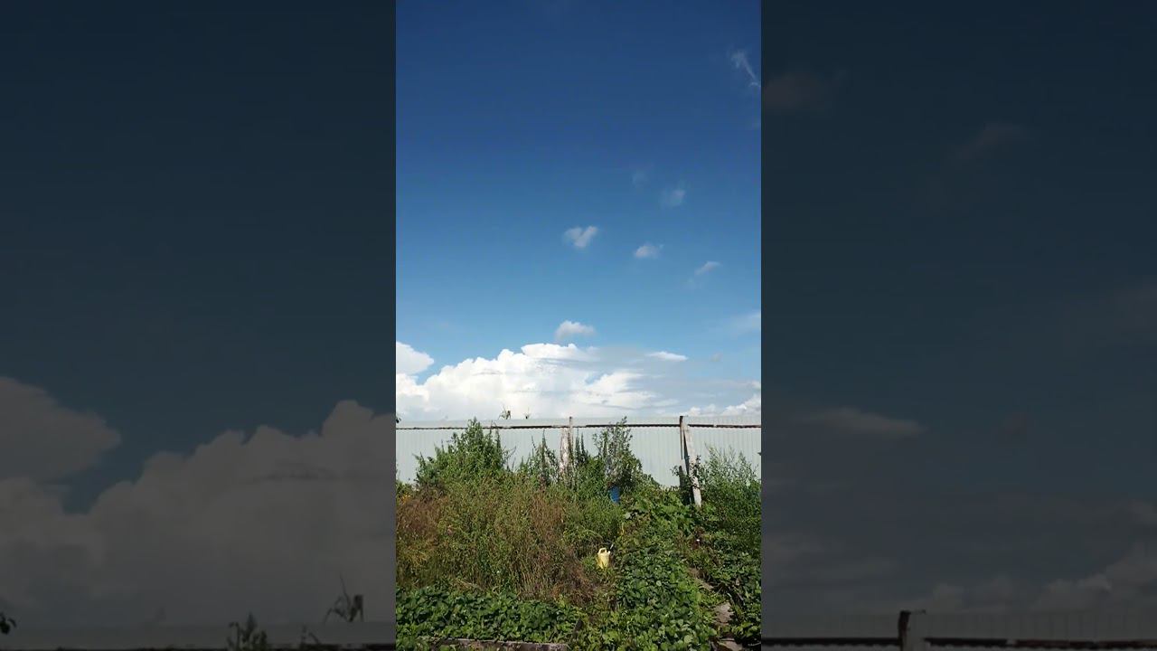 недостёртые облака.