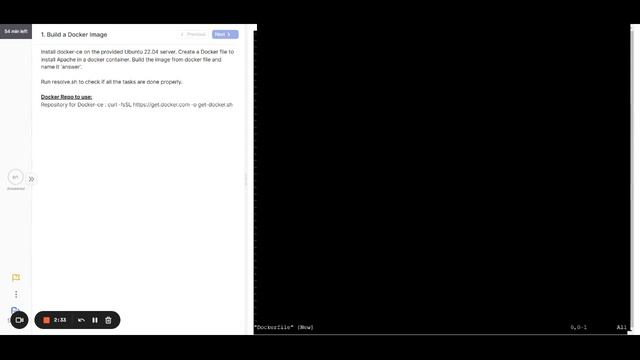 Live Coding a DevOps (Docker) Question on WeCP