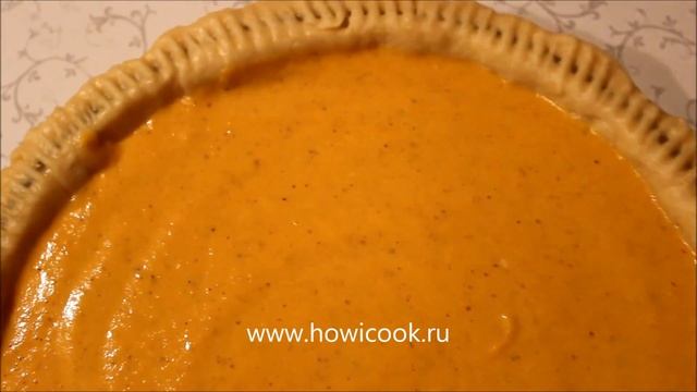 American pumpkin pie