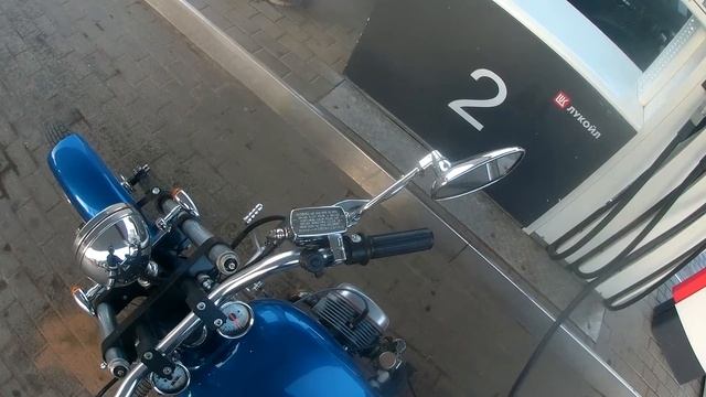 Урал пятиступка Урал Волк  кастом  поездка до заправки