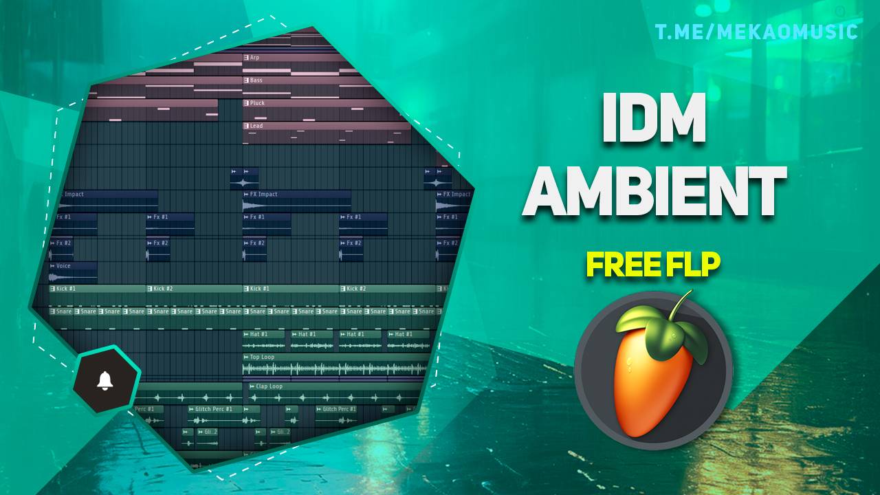 Idm Ambient in FL Studio (+Free FLP) / Эмбиент в fl studio 20 (+Бесплатный ФЛП)