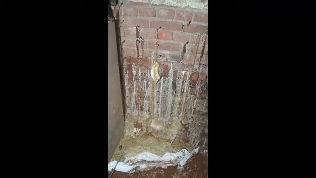 Инъекционная гидроизоляция стен фундамента.