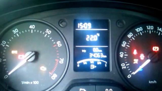 Škoda rapid 1.2TSI MR2013 needle staging