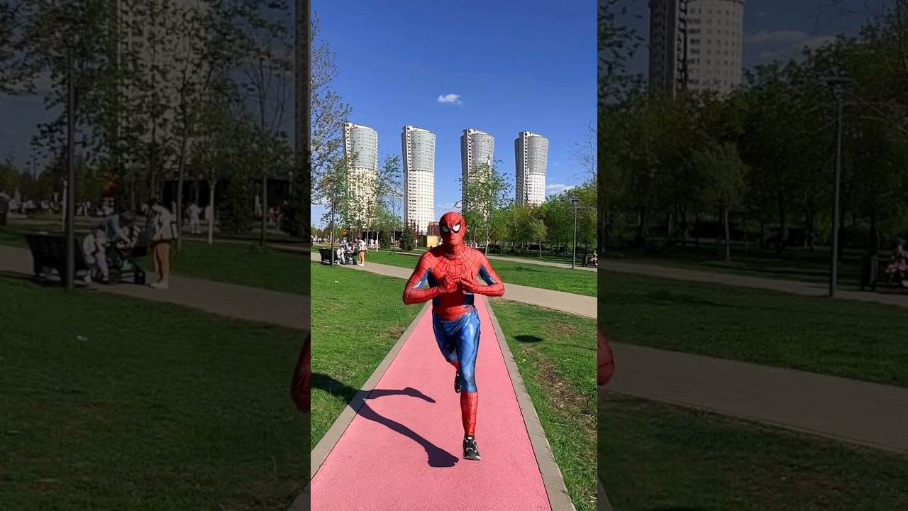Where is Spider-Man running?#shorts