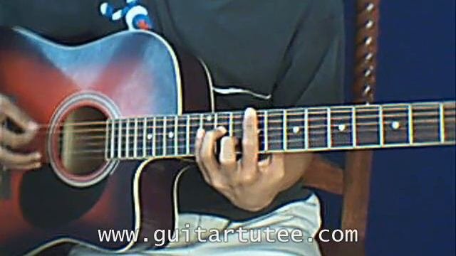 Everlong acoustic of Foo Fighters www.GuitarTutee.com