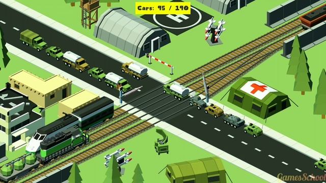 Train Line Crossing Game  Railroad Crossing  Android Gameplay 848